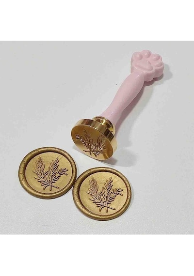Pembe Patili Mum Mührü Seti Karışık