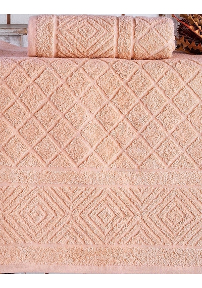 Banyo Havlusu 2'li Banyo Havlu Seti %100 Pamuk