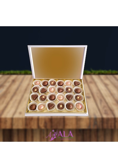 Ala Çikolata Fotoğraf Baskılı Hediyelik Çikolata Kutusu 48 Adet Madlen Chocolate 250 G