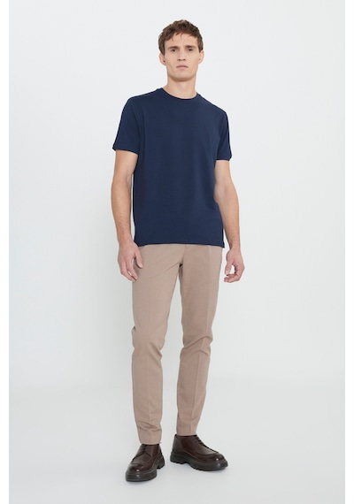 AC&Co / Altınyıldız Classics Erkek Lacı Standart Fit Normal Kesim Bisiklet Yaka Pamuklu Tişört Lacivert AC&Co / Altınyıldız Classics Erkek Lacı Standart Fit Normal Kesim Bisiklet Yaka Pamuklu Tişört Lacivert
