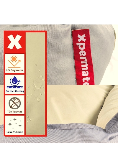 Xpermate Yuvi Tüy Tutmayan Su İtici Köpek Kedi Yatağı Fermuarlı 80 x 100 CM