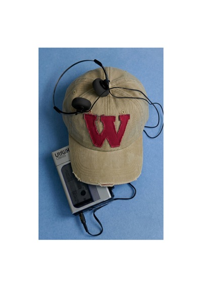 Emybox Eskitme Yıkamalı Nakışlı Unisex Şapka Kep Vintage Baskılı Pamuklu Ayarlanabilir Cap Erkek Kadın Hardal - W