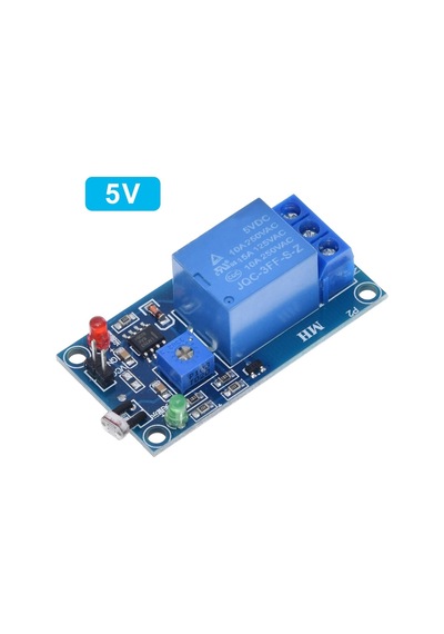 Alkatronik-5V Ldr Işık Kontollü Röle 5V Gündüz Gece Algılayıcı Röle Kartı