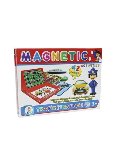Eğitici Puzzle Manyetik Aktiviteler Puzzle Trafik Oyunu