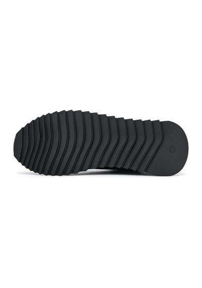Tamer Tanca Kadın Hakiki Deri Siyah Sneakers & Spor Ayakkabı 1201 4004 Bn Ayk Y26 Syh Fltr/syh Suet