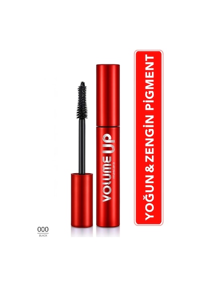 Flormar Volume Up Mascara Yoğun Hacim Ve Lifting Etkili Kat Kat Uygulanabilir Maskara 8682536100724 000 Black