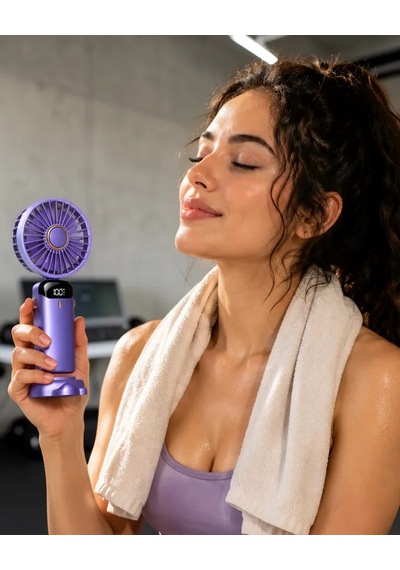 Astraltech Turbo Motorlu Katlanabilir Şarjlı Fan