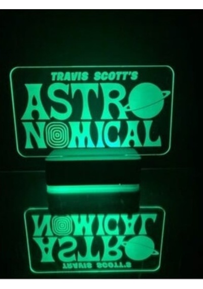 Travis Scott Astro Nomical 16 Renk Gece Lambası