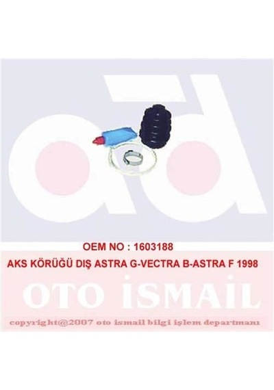 DOĞRU KAUÇUK 850 Aks Körüğü Dıs Vectra B / Espero 97- Nexıa 95- 1.6