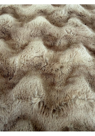 Aslan Bubble Çift Taraflı / Çift Katlı /çift Kişilik/ Lüx Battaniye/ 4,5 Kg / Modern / Şık / Çeyizlik Kahve