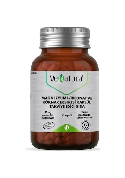 Venatura Magnezyum L-treonat Ve Koknar Ekst. 90 Kaps