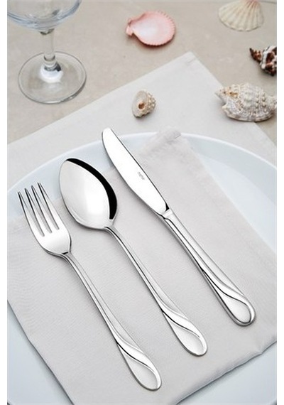 Safir Sade Pasta Bıçağı Gri