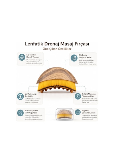 Lenf Drenaj Yüz Boyun Masaj Fırçası Leopar Desenli Çok Renkli