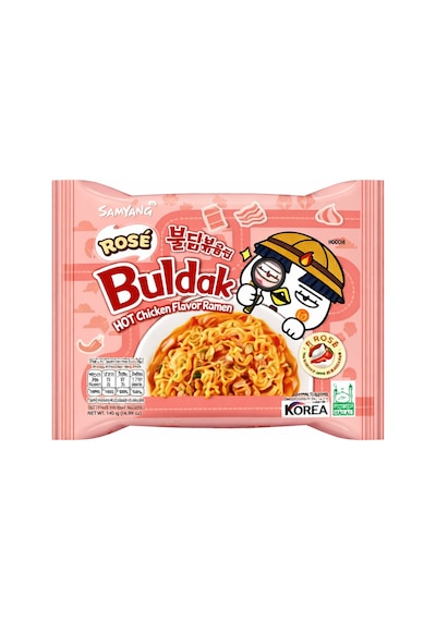 Samyang Buldak Rose Hot Chicken Flavor Ramen 140 G