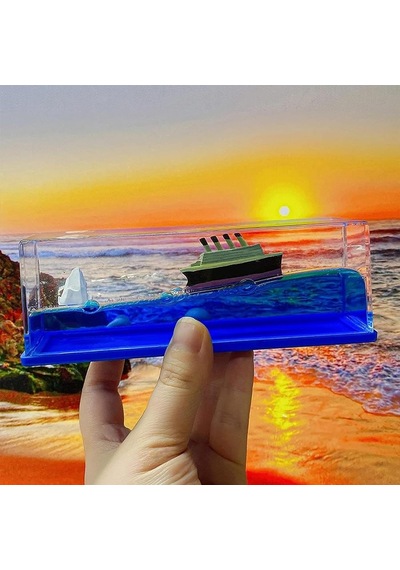 Vıp Unsınkable Tıtanıc Cruıse Shıp Batmayan Titanik Cruise Gemisi Sulu Dalgalanan Gemi Dekor Gemi