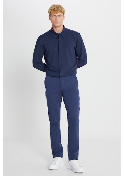AC&Co / Altınyıldız Classics Erkek Indıgo Pamuklu Slim Fit Dar Kesim Yan Cep Casual Pantolon İndigo AC&Co / Altınyıldız Classics Erkek Indıgo Pamuklu Slim Fit Dar Kesim Yan Cep Casual Pantolon İndigo