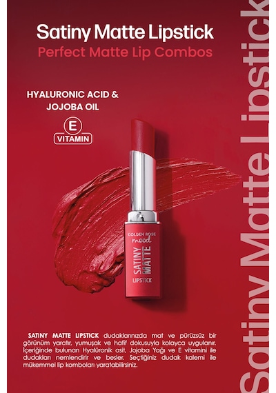 Mood Lip Combo Set - Defining Dudak Kalemi No:09 - Satiny Matte Ruj No:07 Diğer
