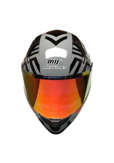 M910 Bee Motosiklet Kaskı Spoiler Mod Güneş Vizörlü Full Face Kask Çok Renkli