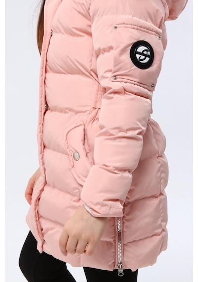 Benitto Kids Kız Çocuk Kaban 1249-pembe Pembe