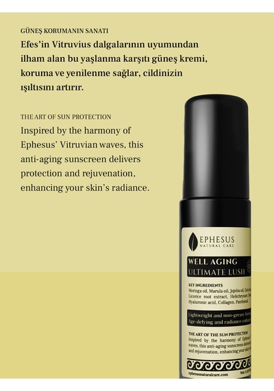 İnce Çizgileri Ve Kırışıklıkları Azaltıcı Well Aging Ultimate Lush Spf50+ Güneş Kremi 50ml
