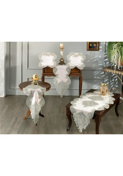 Verna Kadife Salon Takımı 5 Parça 001