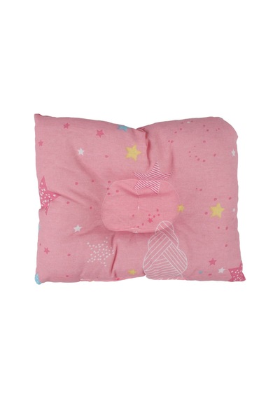 Unisex Pembe Renkli Yıldız Desenli Emzirme Yastığı