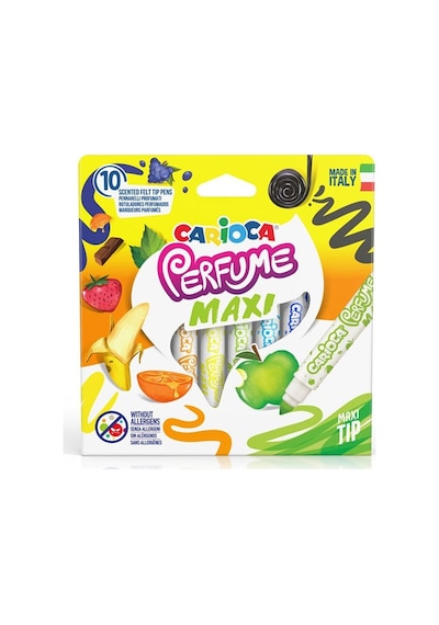 Kokulu Jumbo Keçeli Boya Kalemi, 10 Renk Seçeneğiyle Eğlenceli