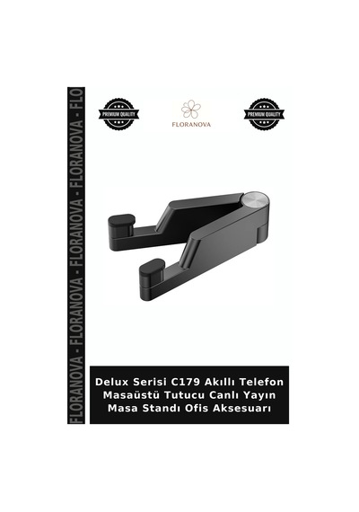 Delux Serisi C179 Akıllı Telefon Masaüstü Tutucu Canlı Yayın Masa Standı Ofis Aksesuarı