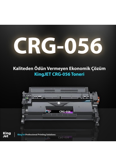 Kingjet Canon Uyumlu Mf553 Standart Kapasiteli 2'li Paket Uyumlu Toner Çipli Crg056