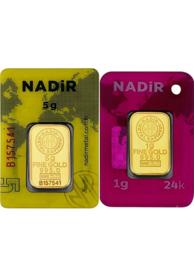 Tuğrul Kuyumculuk 6 Gram 24 Ayar Külçe Altın (5+1)