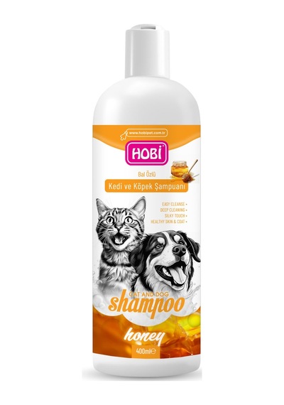 Hobi Bal Özlü Kedi Köpek Şampuanı 400 ML