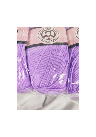 Lux Baby Lila El Örgü İpi Art No:3010 - Nm:3.4 - 100gr. 340mt. 3 Adet - Renk: 056