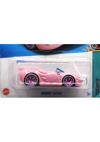 Barbie Extra Pink Hot  Wheels Tekli Arabalar 1/64 Ölçek Metal Oyu