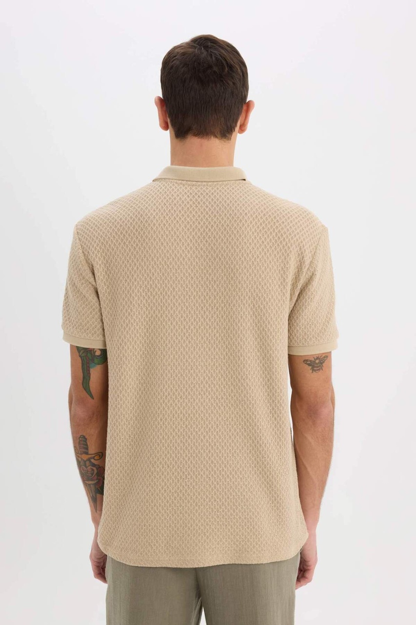 DeFacto Regular Fit Polo Yaka Kısa Kollu Tişört E1215AX25SMBG764