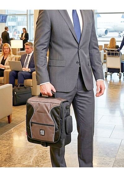 Ful - Parkway 2 - Pro Siyah/gri Gündelik Laptop Messenger Postacı Omuz Çantası Siyah - Gri