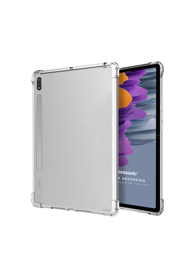Microsonic Samsung Uyumlu Galaxy Tab S7 Plus T970 Kılıf Shock Absorbing