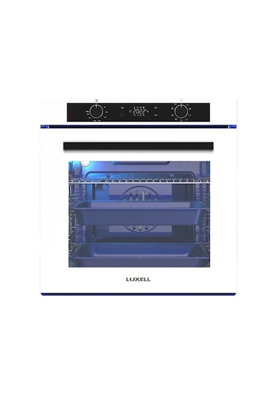 Luxell 2'li SGF3 + OC88 Platinium Beyaz Ankastre Set