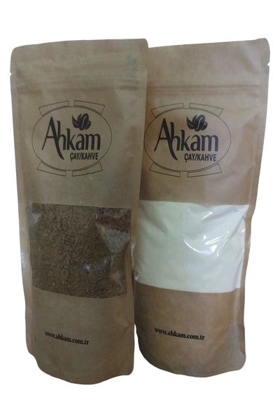 Ahkam Coffee Gold Granül Kahve 1 Adet 200 Gr'lık / Süt Tozu 1 Adet 400 Gr'lık Çözünebilir
