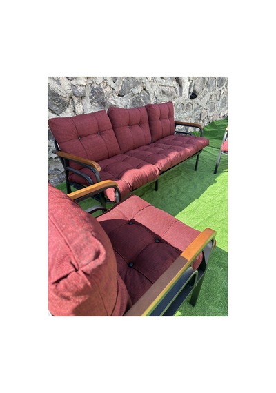 3+1+1+sehpa Balkon Ve Bahçe Mobilyası Bordo Bordo 3+1+1+sehpa Balkon Ve Bahçe Mobilyası Bordo Bordo