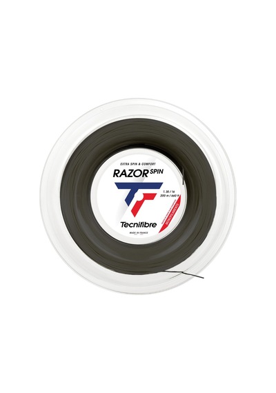 Tecnifibre Bob Razor Spin Siyah 16/1.30 200m Rulo Kordaj