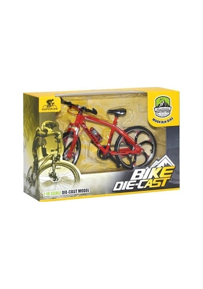 Metal Model Oyuncak Die Cast Bisikleti 1 10 0818-2a Kırmızı