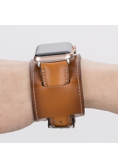 Bouletta Apple Uyumlu  Watch Deri Kordon 42-44-45mm Cuff RST2EF