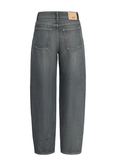 Jack & Jones Kadin Barrel Fit Orta Bel Jean - Fuji - 12303526 Siyah