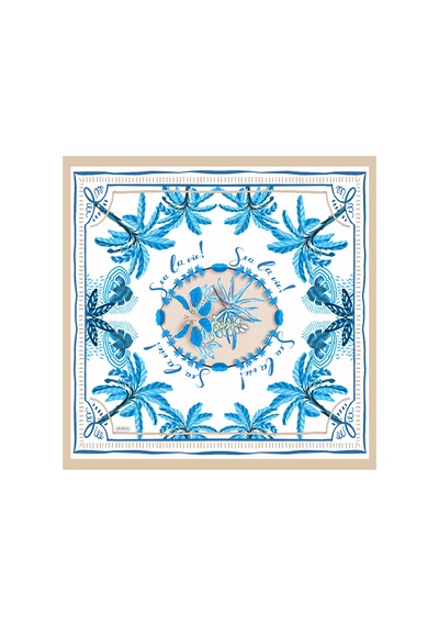Arancia Turkuaz 90x90 Pure Touch Eşarp Turkuaz Turkuaz