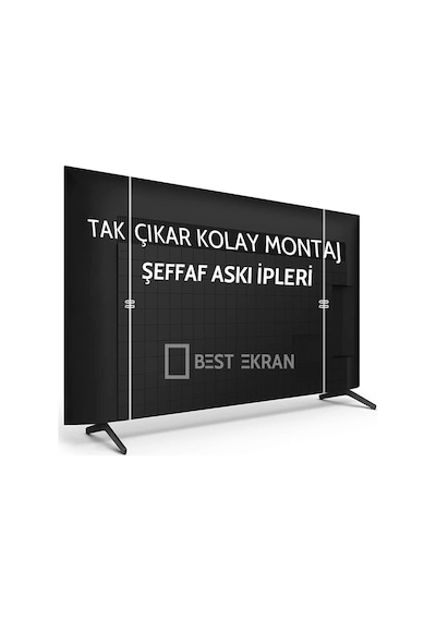 Philips Uyumlu 55pus8548 Tv Ekran Koruyucu - 55" İnch Ekran Koruma Paneli