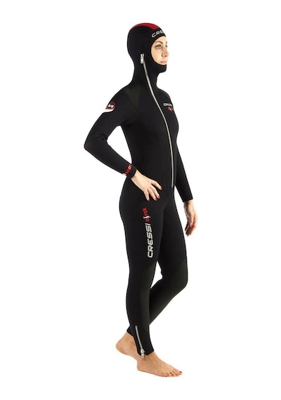 Cressi Diver Lady 5 Mm Dalış Elbisesi Siyah