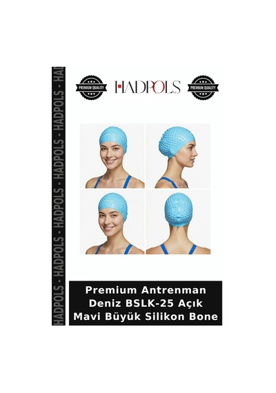 Premium Antrenman Deniz Bslk-25 Açık Mavi Büyük Silikon Bone