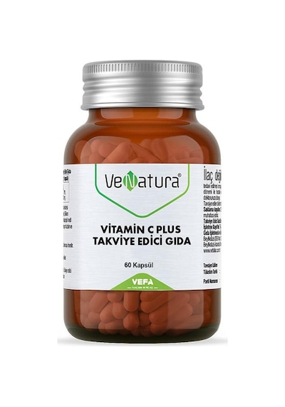 Venatura Vitamin C Plus Takviye Edici Gıda 60   Kapsül