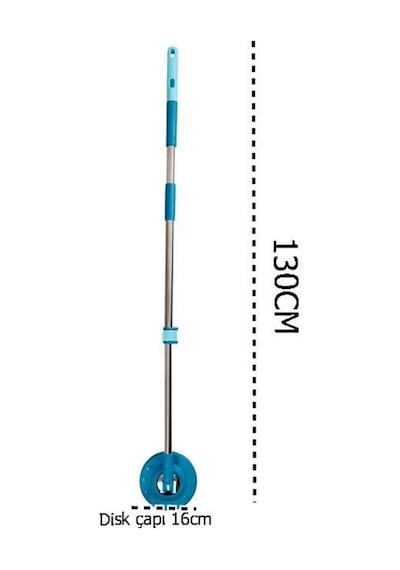 Motek Mop Turbo  Yedek Sap Kaymaz Kilit Sistemli Diğer