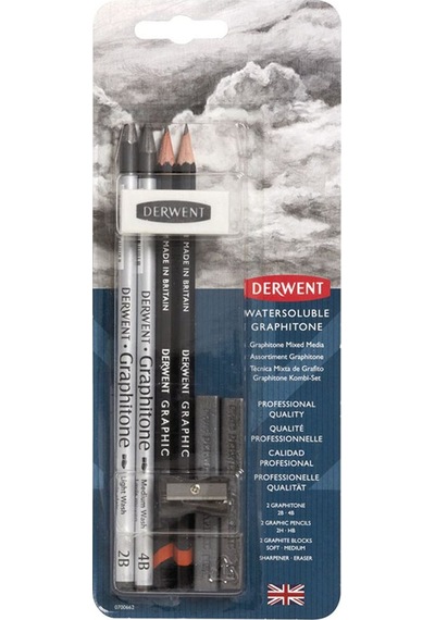 Derwent Watersoluble Graphitone Set 0700662
